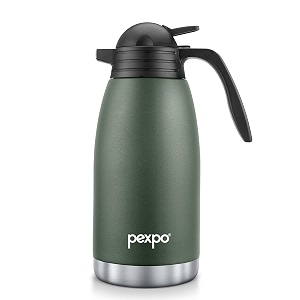 go24 pexpo stainless steel 3 layer insulated coffee tea thermos 2 litre