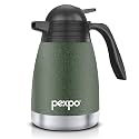 Go24 pexpo Stainless Steel 3 Layer Vacuum Insulated Coffee Tea Flask 1 Litre