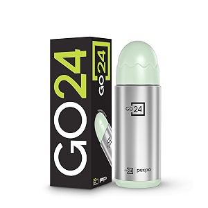 go24 pexpo stainless steel insulated baby milk feeding bottle - 300ml