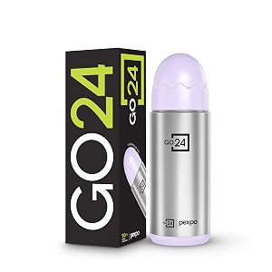 go24 pexpo stainless steel insulated baby milk feeding bottle - 300ml