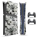 PEYANZ Faceplate Cover for PS5 Pro Digital Edition + 2 Controller Covers