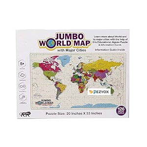 educational amp learning jumbo world map jigsaw puzzle for kids