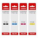 PFI-050 Pigment Ink Tank 70ML (4-Pack, Black Cyan Magenta Yellow) - Lometic PFI-050 PFI050 Ink Cartridge Replacement for Canon imagePROGRAF TC-20 TC-21 TC-20M TC-21M Printer