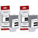 PFI-120 130ml Ink Tank (2 Pack, Matte Black) Lometic Compatible PFI-120MBK Ink Replacement for Canon TM-205 TM-300 TM-305 Printer