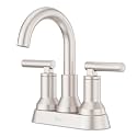 Pfister Capistrano 3-Hole Centerset Bathroom Sink Faucet Nickel LF048CSOGS