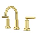 Pfister Capistrano Gold 3 Hole Widespread Bathroom Faucet LF049CSOBG