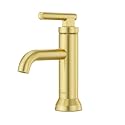 Pfister Capistrano Single Handle Brushed Gold Bathroom Faucet LF042CSOBG