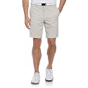 PGA Tour Men's 9" Golf Shorts with Expandable Waistband, Flat Front, Moisture-Wicking, Sun Protection, Stretch, Lightweight