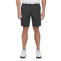 PGA Tour Men's 9" Golf Shorts with Expandable Waistband, Flat Front, Moisture-Wicking, Sun Protection, Stretch, Lightweight