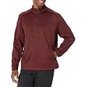 PGA TOUR Men's Textured Fleece 1/4 Zip Jacket Base Layer