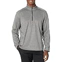PGA TOUR Men's Textured Fleece 1/4 Zip Jacket Base Layer