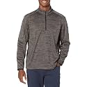 PGA TOUR Men's Textured Fleece 1/4 Zip Jacket Base Layer