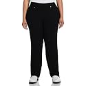 PGA Tour Women's Stretch Golf Pants with Pull-on Waist, 31" &amp; 32" Inseams, Tummy Control, Moisture-Wicking, Sun Protection