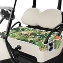 PGmoon Golf Cart Seat Covers with 4 Side Pockets & Non-Slip Bottom