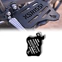 Phantom Heavy Duty Pillion Footrest Yamaaha XSR 155 | 4mm Thickness CNC Machined Mild Steel | High Precision Motorcycle Accessory | Matte Black Finish (Left Side)