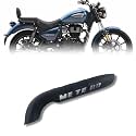 Phantom Premium Quality Royall Enfiielld Meteorr 350 Mild Steel Black Matte Finish Heat Shield– Heavy-Duty Exhaust Protector Guard