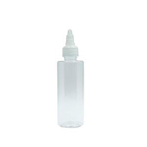 pharcos 100ml twist top applicator with transparent bottle refillable openclose nozzle for applying hair oilshampoos diy care and medicine directly on scalp and hair roots pack of 1 plastic
