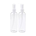 PHARCOS 120Ml Transparent Spray Bottle for Hand Sanitizer/Hand Wash Refillable Empty Bottle for HOME, OFFICE,Car and Cleaning Set of 2