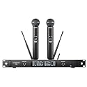 Phenyx Pro UHF Dual Auto Scan Talkback Smart Wireless Mic System PTI-2