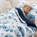 PHF 4 Piece Minky Toddler Bedding Set