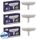 PHILIPS 10 W T-Bulb B22 Inverter Bulb - Pack of 3 4 hrs Bulb Emergency Light (White)