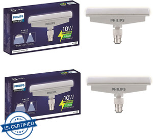 philips 10w b22 white emergency t-bulb pack of-02 4 hrs bulb emergency light
