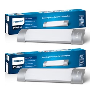 philips 10w mirror light  photon 1ft led indoor wall light for home amp decoration  warm whitepack of 2