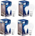 PHILIPS 18 W Basic Standard B22 LED Bulb (White, Pack of 4)