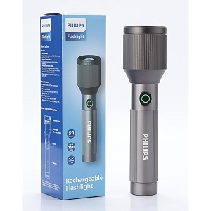 philips 24w torch light zoomable 4 pack 1000lm rechargeable led flashlight