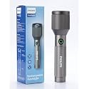 PHILIPS 24W Torch Light Zoomable, 1000 Lumens Rechargeable LED Flashlight