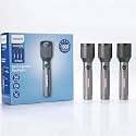 PHILIPS 24W Torch Light Zoomable, 3 Pack 1000LM Rechargeable LED Flashlight