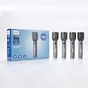 PHILIPS 24W Torch Light Zoomable, 4 Pack 1000LM Rechargeable LED Flashlight