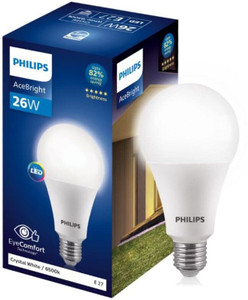 philips 26 w basic round e27 led bulb