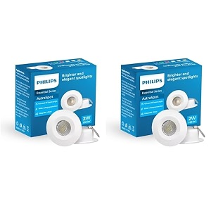 philips 2w led cob light - warm white 58914 pack of 2
