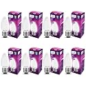 PHILIPS 4-watt Filament Candle LED Bulb | Diffused Candle Bulb for Home &amp; Decoration | Bulb Base: E27, Cool White | Pack of 8