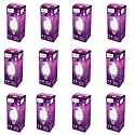 PHILIPS 4-watt Filament Candle LED Bulb | Diffused Candle Bulb For Home &amp; Decoration | Bulb Base: E14, Warm White | Pack of 12