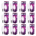 Philips 4-watt Filament Candle LED Bulb | Diffused Candle Bulb For Home &amp; Decoration | Bulb Base: E14, Cool White | Pack of 12
