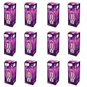 PHILIPS 4-watt Filament Candle LED Bulb | Clear Candle Bulb for Home & Decoration | Bulb Base: E27, Warm White | Pack of 12