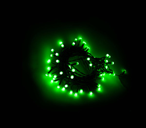philips 48 leds 10 m green steady string rice lights