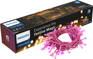 philips 48 leds 10 m pink steady string rice lights