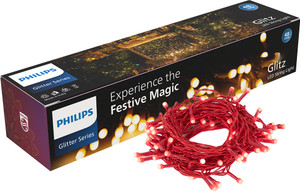 philips 48 leds 10 m red steady string rice lights