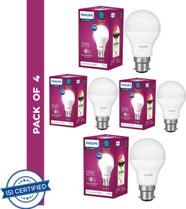 PHILIPS 9 W Basic Round B22 LED