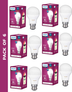 PHILIPS 9 W Basic Round B22 LED