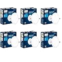PHILIPS Astra Sleek 5-watt Round LED Downlighter | LED Ceiling Light for Home and Hall | Cut Out: 75 mm, Color: Warm White, Pack of 6