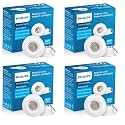 Philips Astra Spot 2-watt LED Spotlight || LED Spotlight for Display || Cutout:35mm || Cool Day Light,Pack of 4