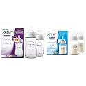Philips Avent Anti Colic Bottle 260ml (Twin Pack) & Natural 2.0 Bottle 330ml Pack of 2 SCF036/20