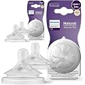 Philips Avent Natural Response Bottle Teat - 4 x Baby Bottle Flow 4 Teats for Babies Aged 3+ Months, BPA Free (Model SCY964/04)