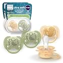 Philips Avent Ultra Soft Baby Pacifier, 6-18 Months, BPA-Free, 4-Pack