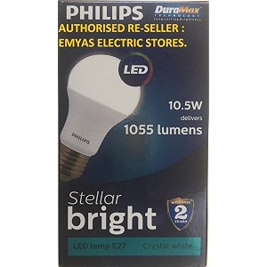 Philips Base E27 10.5-Watt LED Bulb Pack