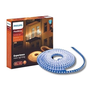 philips flexishine 5 meter plug n play led rope light blue - waterproof ip65 rated and flexible